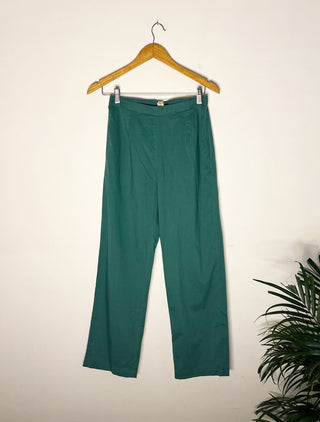 trueBrowns Green Muslin Pant