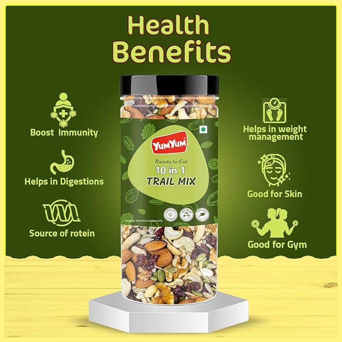 Yum Yum 10 In 1 Trail Mix Jar - Dista