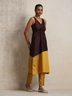 Thumbnail for trueBrowns Cola Silk Kurta Set