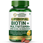 Thumbnail for Himalayan Organics Biotin 10000 Mcg with Keratin, Amino Acids & Multivitamin Tablets - Dista