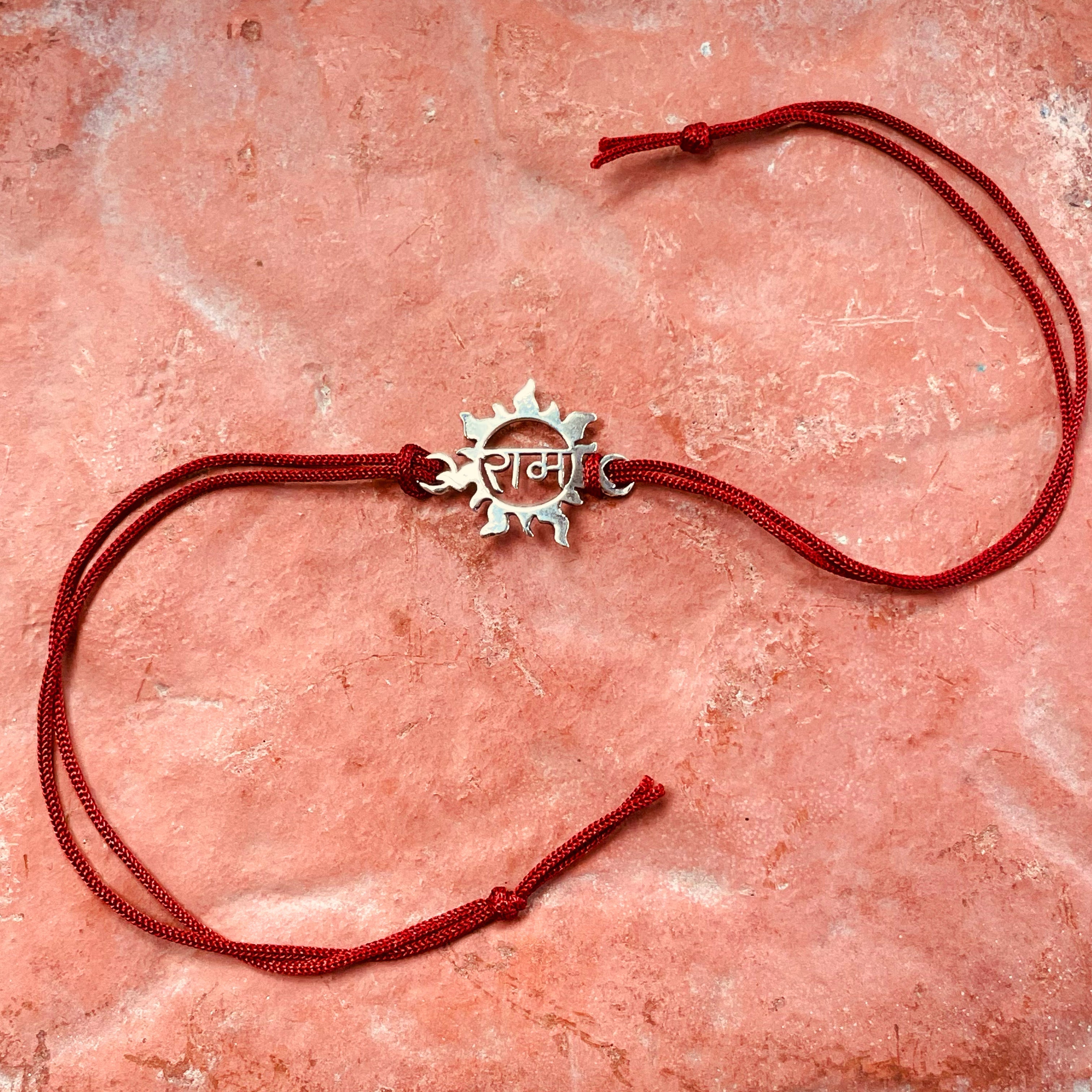 trueBrowns 925 Sterling Silver Ram Thread Rakhi - Distacart