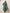 trueBrowns Green Cotton Linen Kurta Pant Set