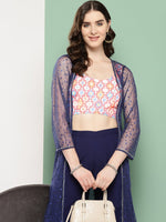 Thumbnail for Ahalyaa Printed Ethnic Co-Ords with Shrug - Distacart