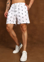 Thumbnail for Fabmade Leaf Whisper Linen Shorts - Distacart