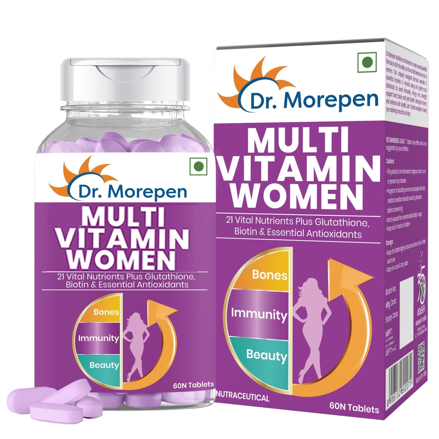 Dr. Morepen Multivitamin Women And Biotin+ Advanced