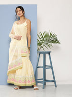 Thumbnail for Ahalyaa Women Yellow Kurta with Sharara & With Dupatta - Distacart
