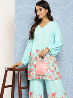 Thumbnail for Ahalyaa Floral Printed Ethnic Co-Ords - Distacart