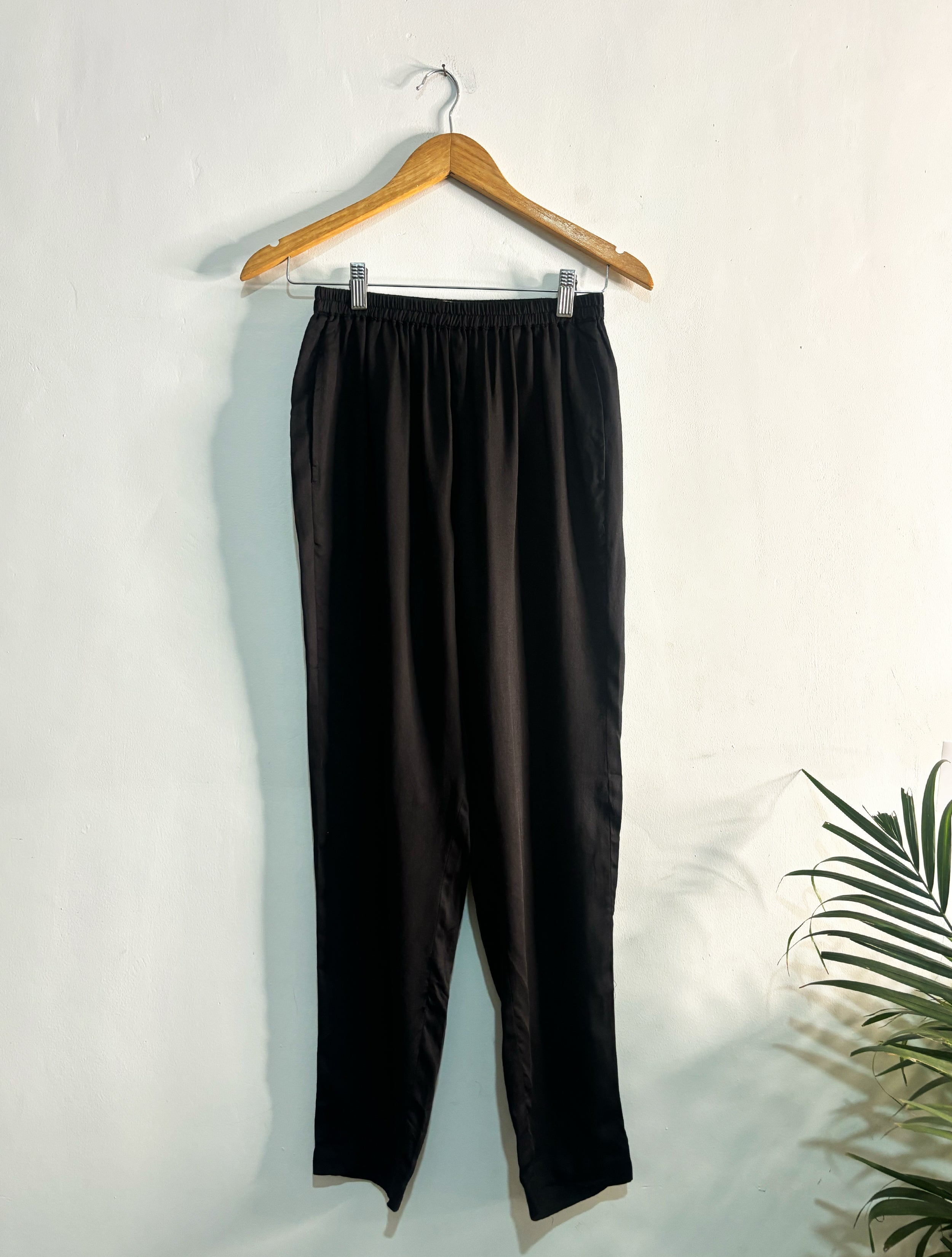 trueBrowns Black Modal Pant - Distacart
