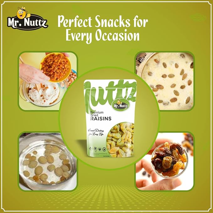 Mr. Nuttz Green Raisins Pouch - Dista
