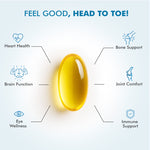 Thumbnail for Dr. Morepen Omega-3 1000Mg Deep Sea Fish Oil Softgel Capsules