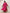 trueBrowns Pink Viscose Kurta Pant Set