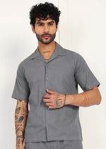 Thumbnail for Fabmade Slate Ease Linen Co-Ord Set - Distacart