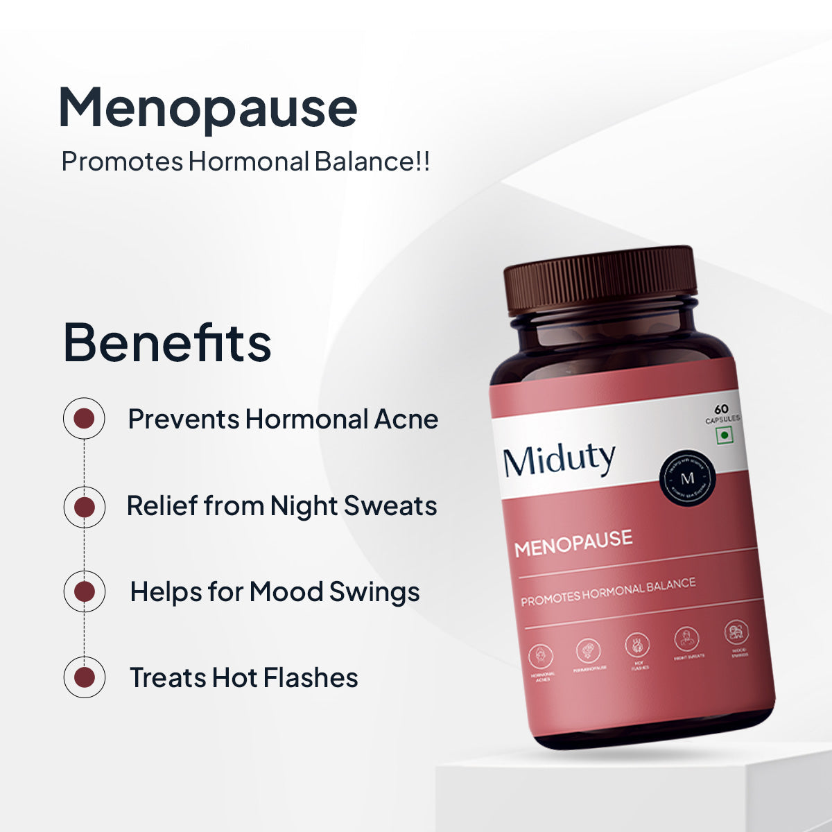 Miduty by Palak Notes Menopause Capsules - Distacart