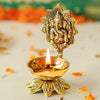 brass ganesh diya