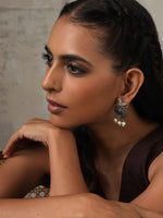 Thumbnail for trueBrowns Silver Gold Tone Bird Stud Earrings - Distacart