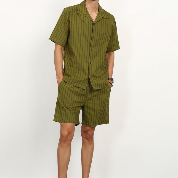Fabmade Olive Breeze Co-Ord Set - Distacart