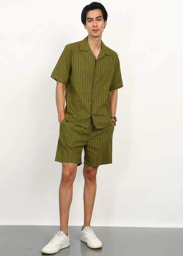 Fabmade Olive Breeze Co-Ord Set - Distacart