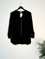 Thumbnail for trueBrowns Black Slub Short Top - Distacart