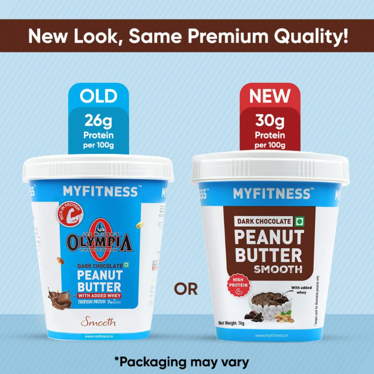 Myfitness High Protein Dark Chocolate Peanut Butter Smooth