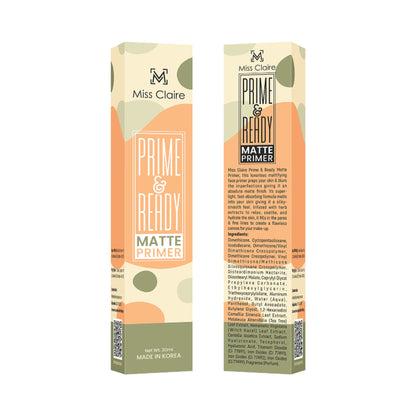 Miss Claire Prime & Ready Matte Primer - Distacart