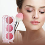 Thumbnail for Matt Look Feel The Blush Baked Blush Trio Palette - 01 In The Nude - Distacart
