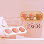 Thumbnail for Matt Look Feel The Blush Baked Blush Trio Palette - 03 Fascinated - Distacart