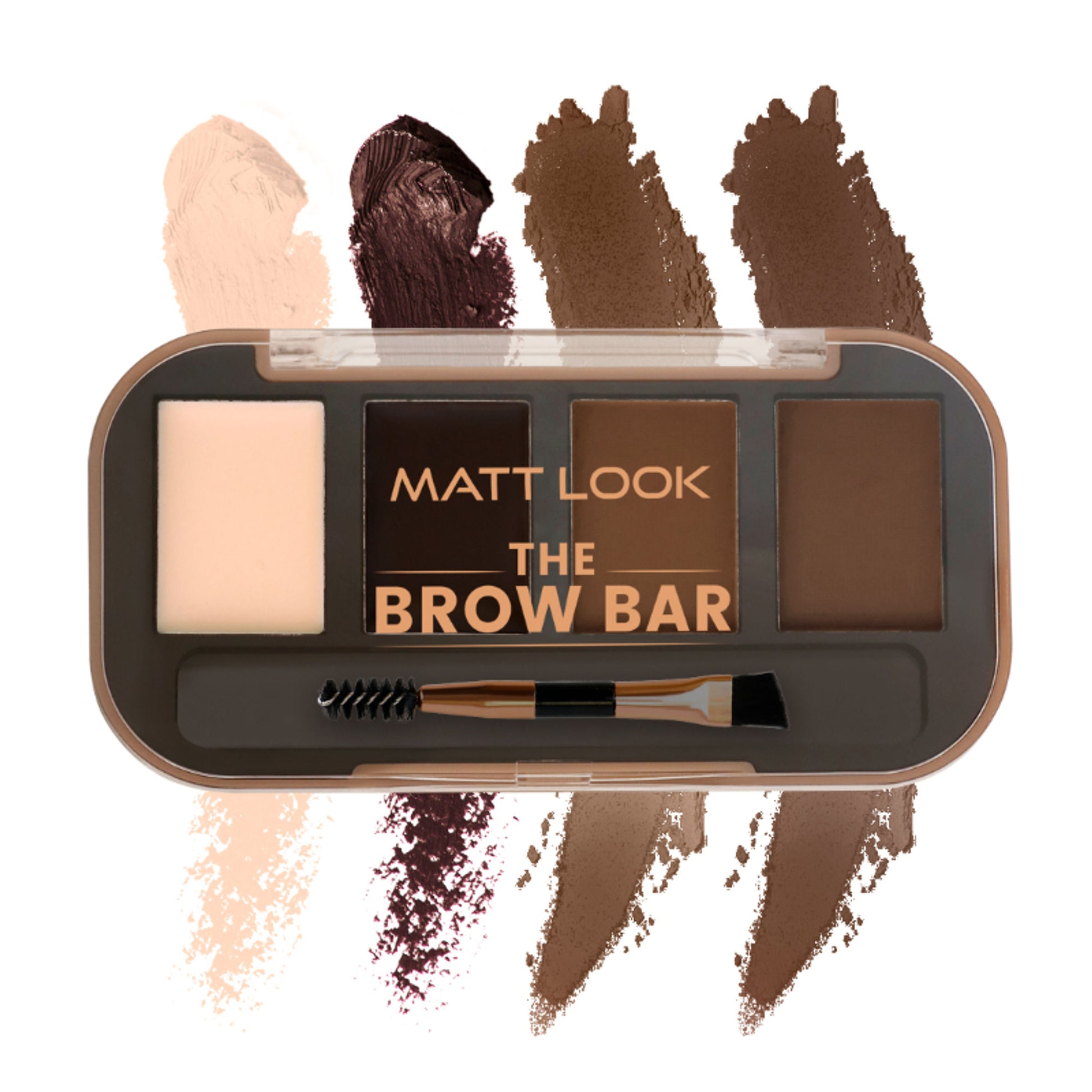 Matt Look The Brow Bar Eyebrow Enhancer Eyeshadow Palette - Natural 02