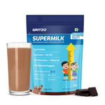 Thumbnail for Gritzo Supermilk Height+ For 2-6Y Boys/Girls - Double Chocolate Flavor - Dista