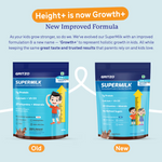 Thumbnail for Gritzo Supermilk Height+ For 2-6Y Boys/Girls - Double Chocolate Flavor - Dista