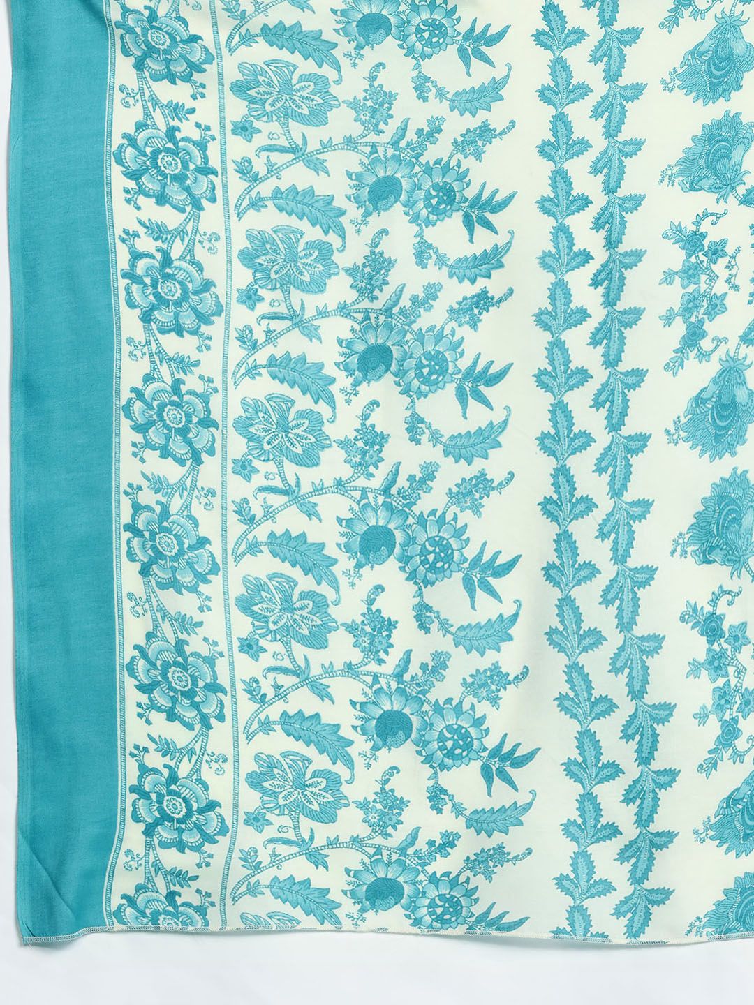 Indo Era Floral Printed Kurta with Trousers & Dupatta