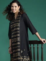 Thumbnail for Sangria Ethnic Motifs Printed Gotta Patti Kurta