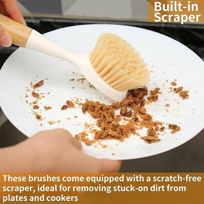 Not Available Bamboo Handle Dish Brush - Dista