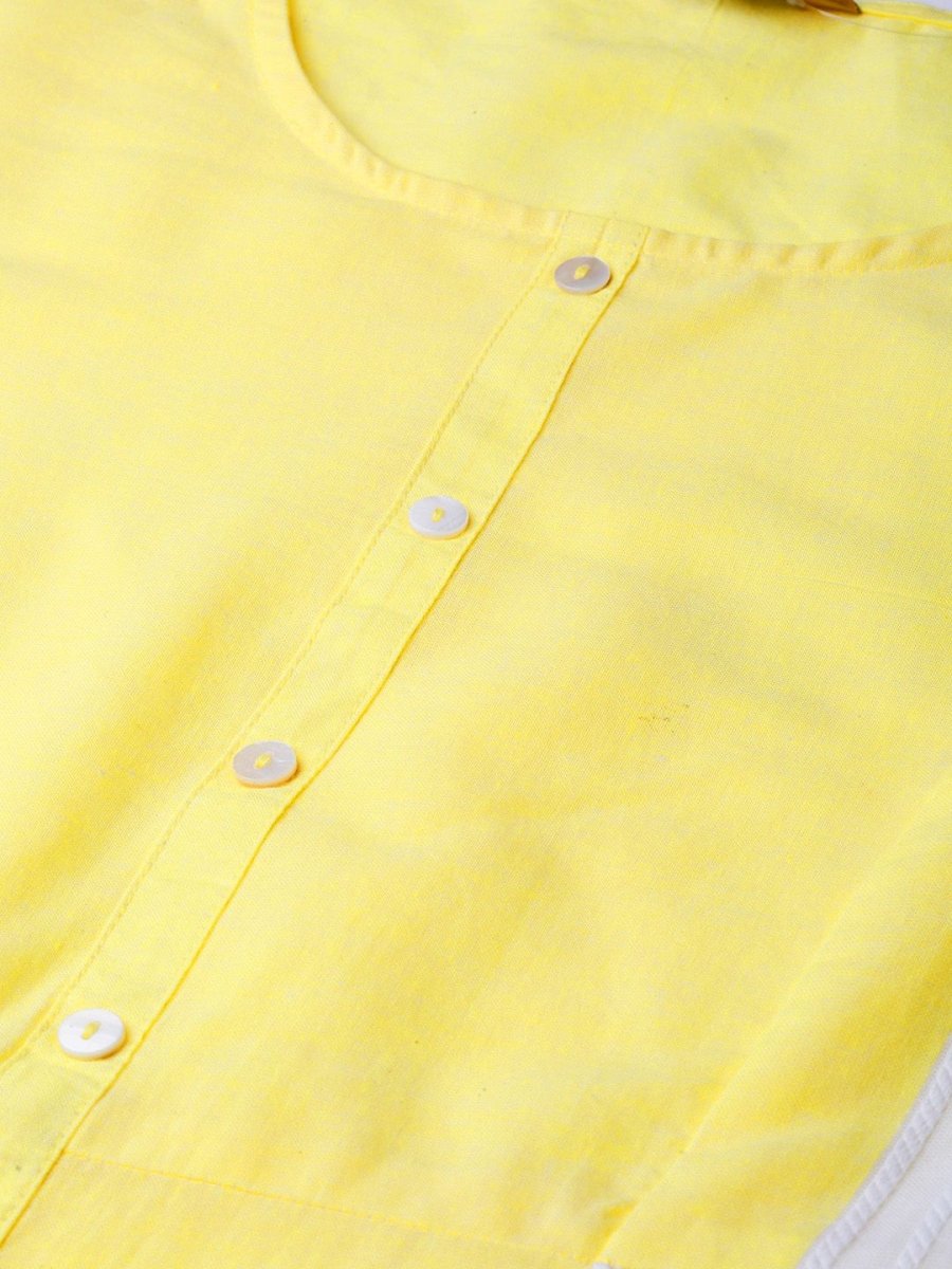 AURELIA Women Yarn Dyed A-Line Cotton Dress - Distacart