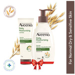 Thumbnail for Aveeno Daily Moisturising Lotion Home + Travel Combo| Moisturizer for Normal, Dry & Sensitive Skin