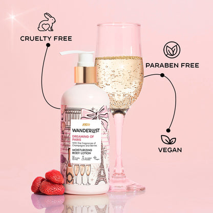 Wanderlust Moisturizing Body Lotion - Dreaming-Of-Paris - Distacart