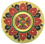 Thumbnail for Stickerbazaar Micro Golden Embossing Rangoli Stickers - Distacart