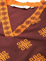 Thumbnail for All About You Women Maroon Ethnic Motifs Printed Kurta with Printed Trousers - Distacart