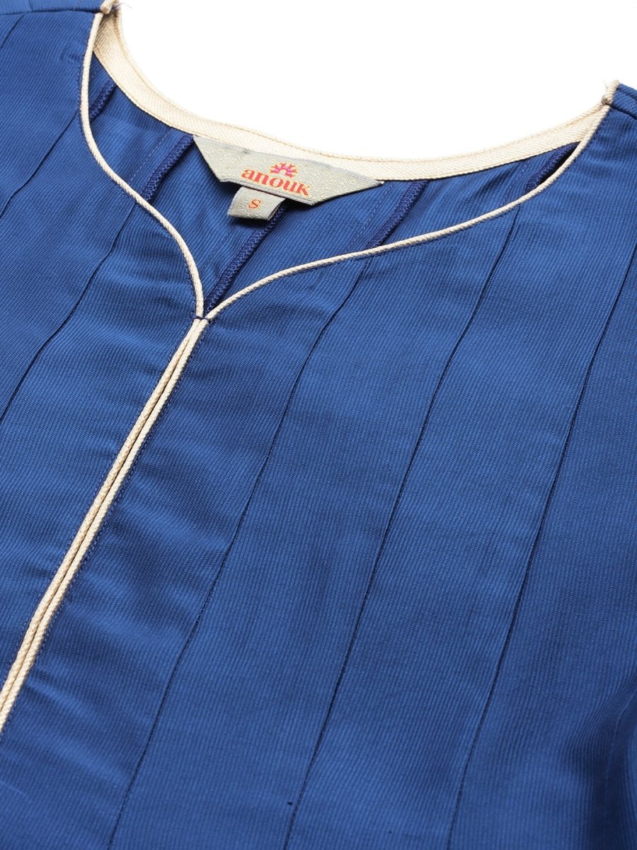 Anouk Women Ethnic Motifs Embroidered Sequinned Kurta with Palazzos & With Dupatta - Distacart