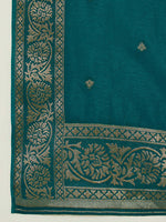 Thumbnail for Soch Floral Printed Round Neck Three-Quarter Sleeves Kurta with Trousers & With Dupatta - Distacart