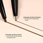 Thumbnail for Benefit Cosmetics Precisely, My Brow Detailer Eyebrow Pencil - 35 Neutral Medium Brown - Distacart