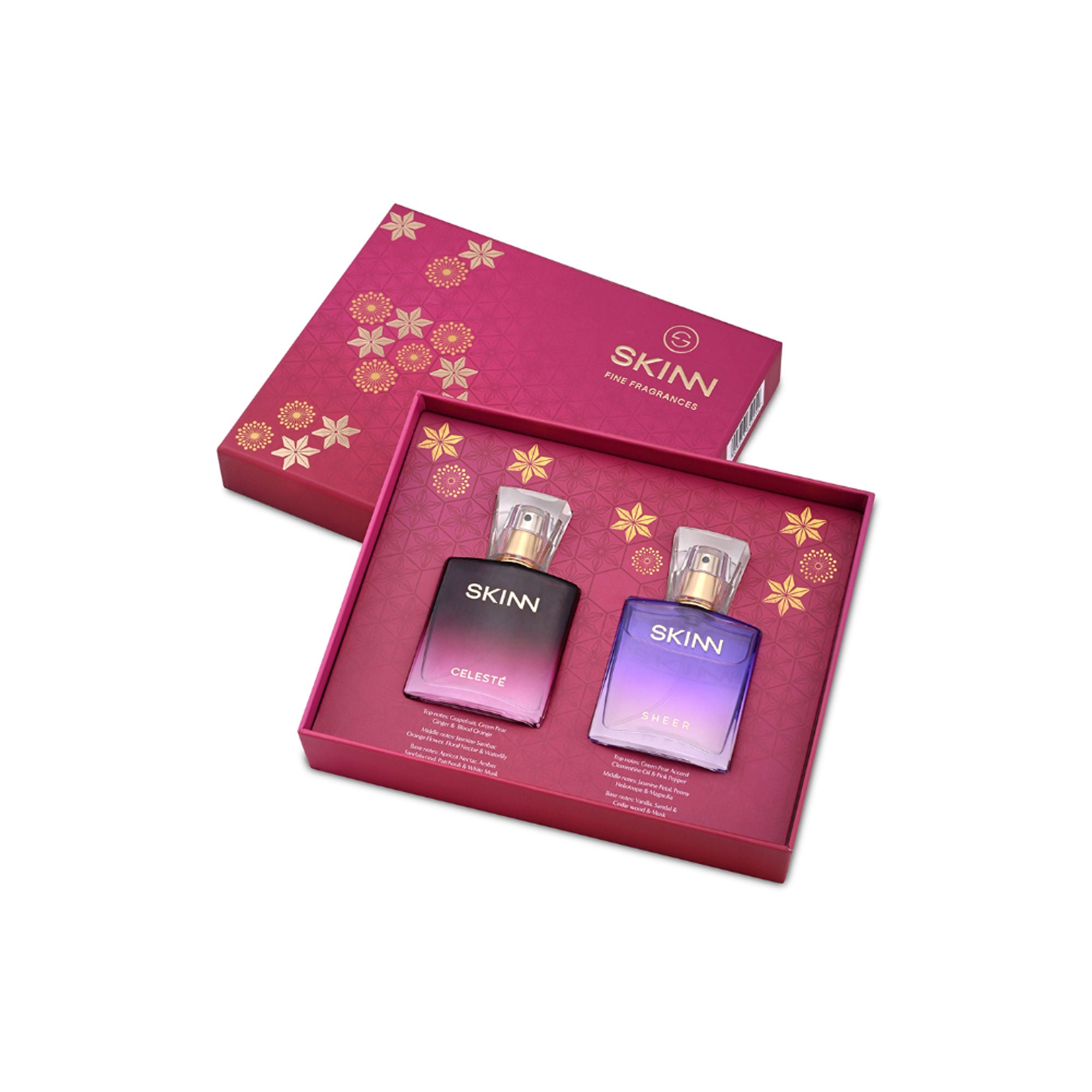 Skinn By Titan Celeste & Sheer EDP Miniature Gift Set - Rakhi Gift for Sister - Dista
