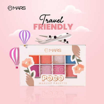 MARS Cosmetics Poco Face Makeup And Eyeshadow Palette - 01 - Distacart