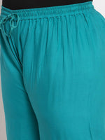 Thumbnail for TAG 7 Women Plus Size Mid-Rise Wide Leg Palazzos - Distacart