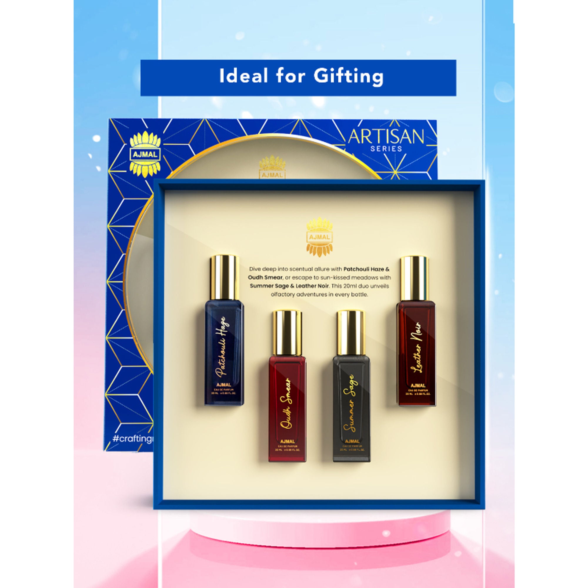 Ajmal India Artisan Luxury Fragrance Eau de Parfum Gift Set - Dista