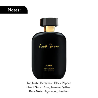 Ajmal India Artisan Oudh Smear Exquisite Handpicked Luxury Perfume For Men - Dista