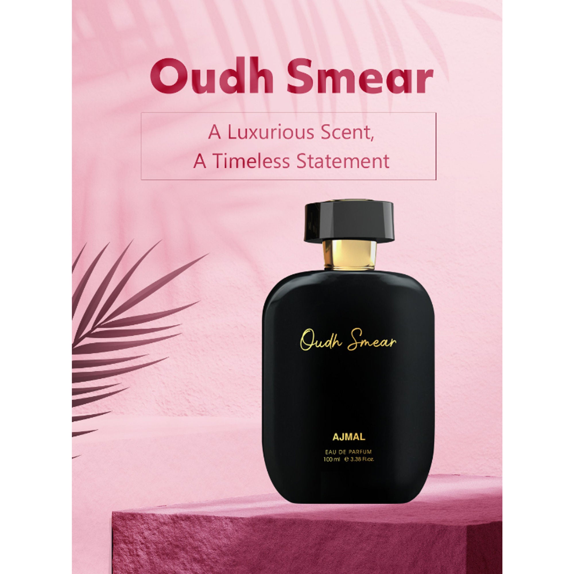 Ajmal India Artisan Oudh Smear Exquisite Handpicked Luxury Perfume For Men - Dista
