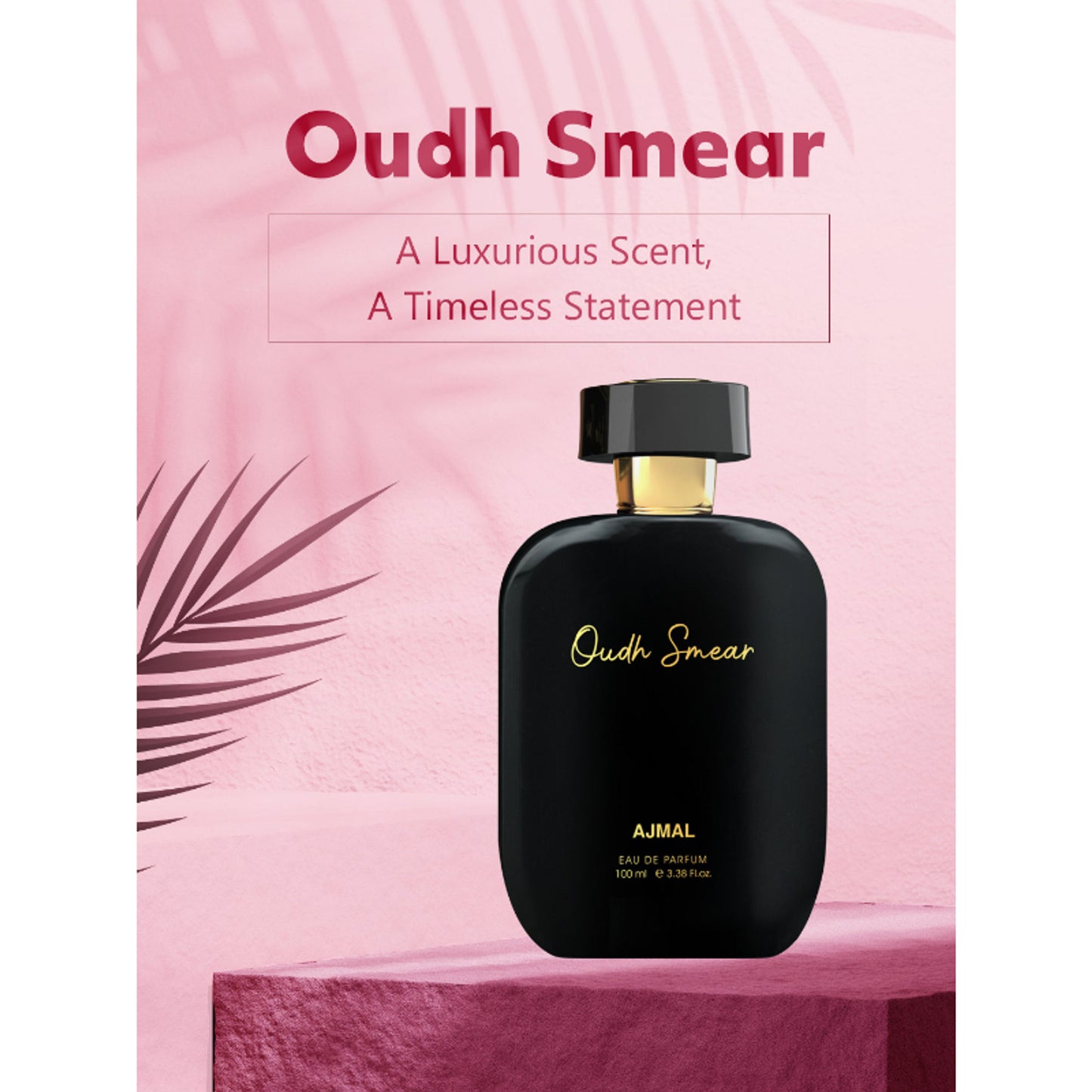 Ajmal India Artisan Oudh Smear Exquisite Handpicked Luxury Perfume For Men - Dista