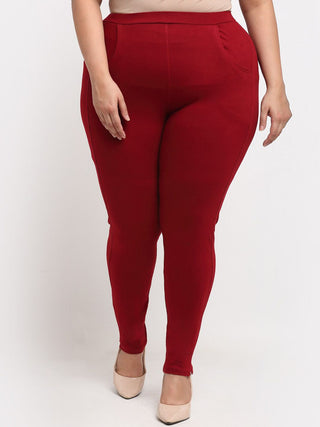 TAG 7 Women Plus Size Ankle Length Cotton Leggings - Distacart