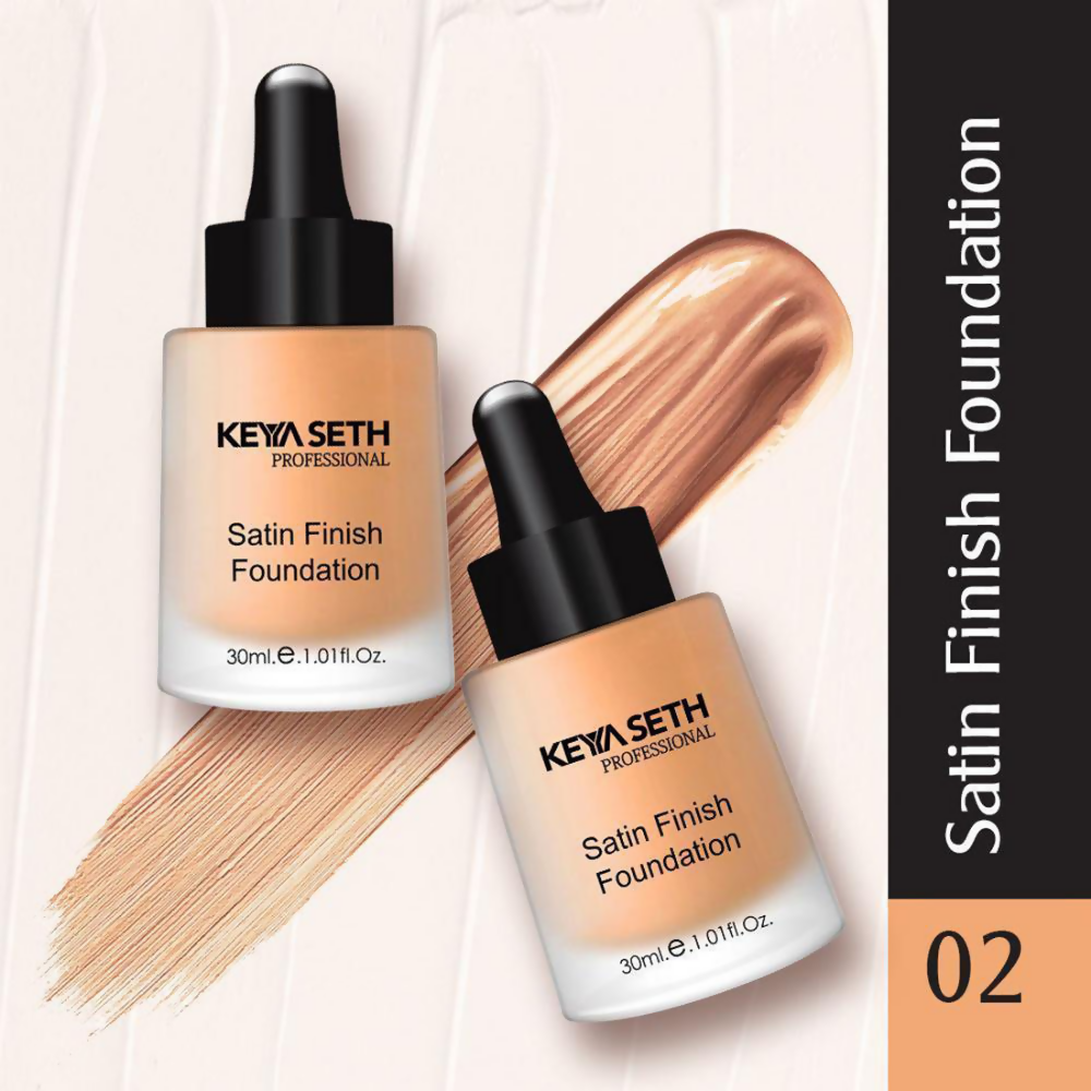 Keya Seth Aromatherapy Professional Satin Finish Foundation - Shade 2 - Distacart