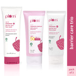Thumbnail for Plum Ceramides Face Wash, Moisturizer & Sunscreen SPF 50 PA+++ Combo for Barrier Repair & Sun Care